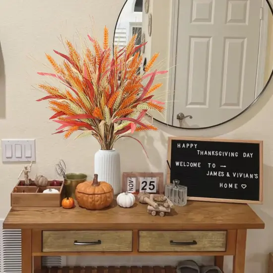 Artificial Fall Flowers 6 Pcs 22 inch Floral Arrangement {2}