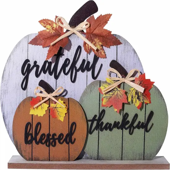 Pumpkin Tabletop Signs - Fall Decorations {1}
