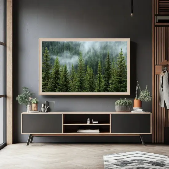 65 Inch TV Picture Frame - Decorative Custom frame for 65 inch TV Samsung {3}