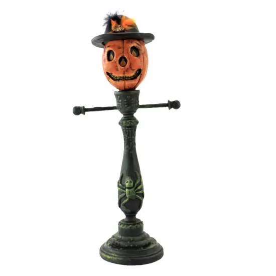 Charles Mcclenning 14.5 Inch Larry The Lamp Post Halloween Figurine , Lightweight Halloween Decor Halloween Multicolored {1}