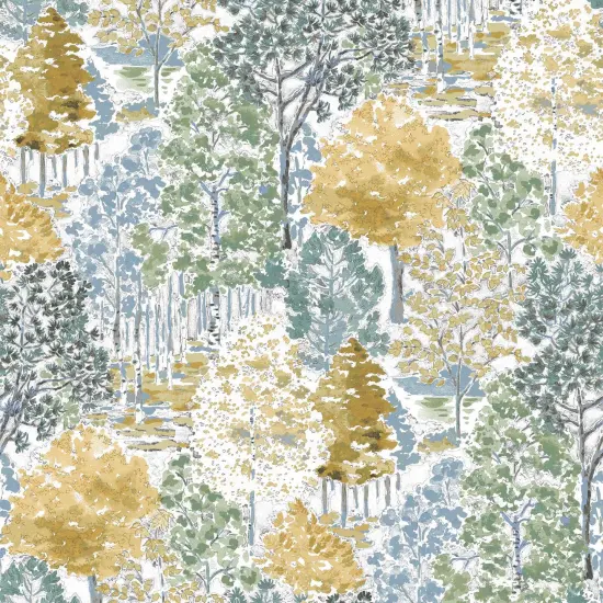 Laura Ashley Bernwood Chre Yellow Wallpaper {2}