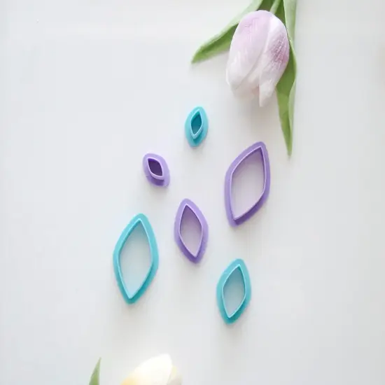 Diamond Shape Polymer Clay Cutter Set {1}