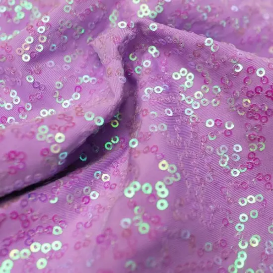 1 Yard Zsa Zsa Pearl Spandex Sequin Fabric 36" x 60" Length by Width Light Blue {3}