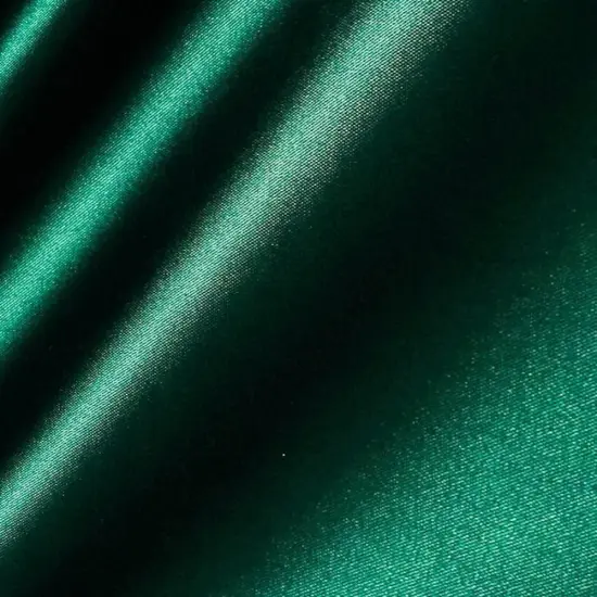 1 Yard Hunter Green Bridal Satin Fabric 60&Prime; Wide for Weddings, Decor, Costumes, Dresses 100% Polyester {1}