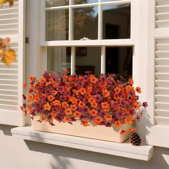 Fall Mums Artificial Flowers for Outdoors {5}
