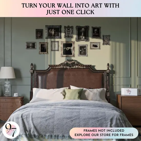 97 Decor Victorian Gothic Wall Art Prints {2}