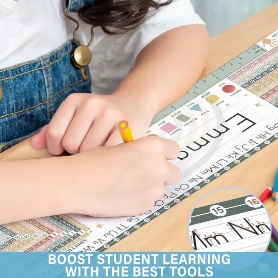 30 Modern Boho Desk Name Tags for Classroom (14x4) {3}