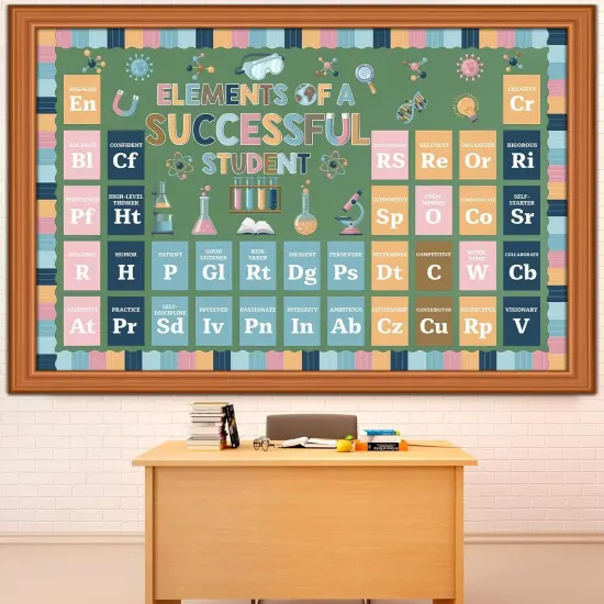 Periodic Table of Elements Bulletin Board Decorations Set {1}