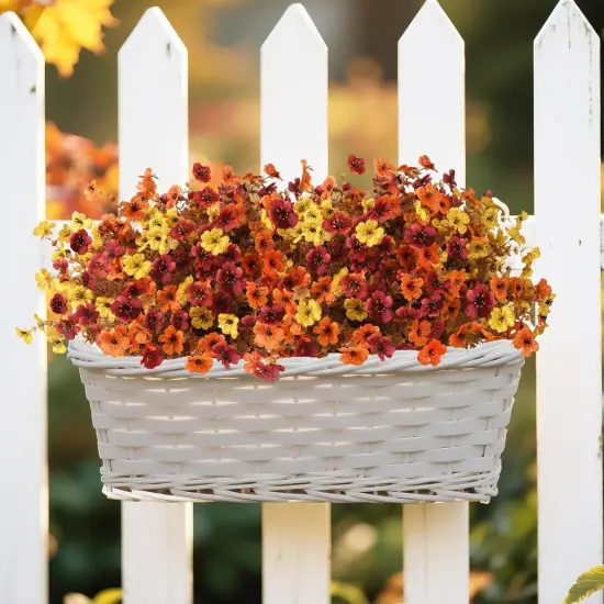 Artificial Fake Fall Plants Flowers for Outdoor {4}
