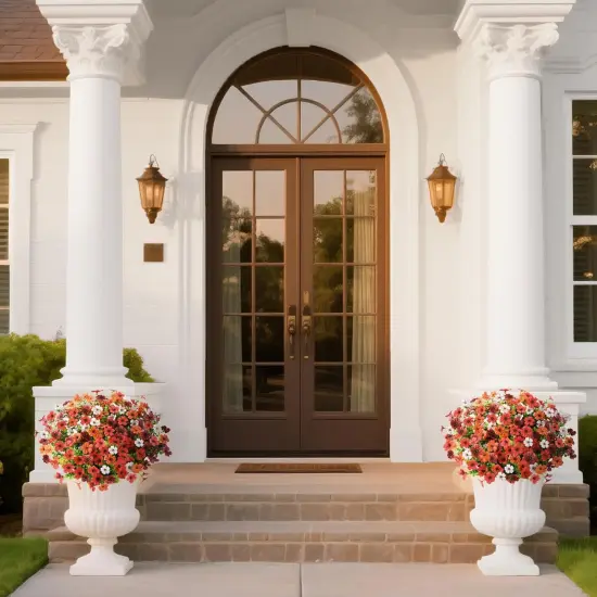 12 Bundles Silk Flowers Artificial Fall Flowers {3}