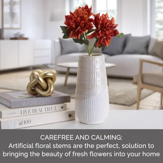 Copper Mum Artificial Flower Stems Fall {4}