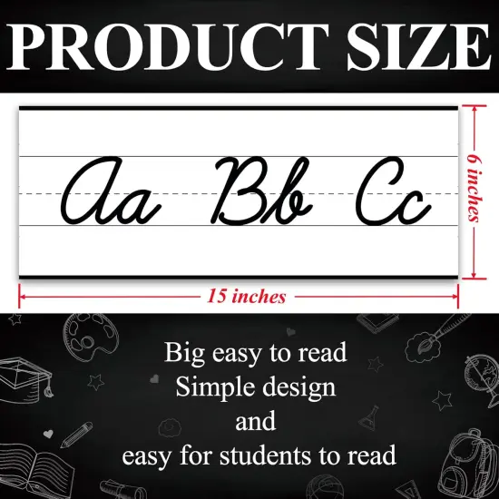 12 Pieces Alphabet Line for Classroom {2}