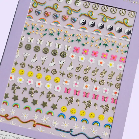 STAY GROOVY NAIL ART STICKERS {2}