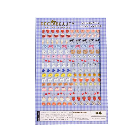 TINY FOOD NAIL ART STICKERS {1}