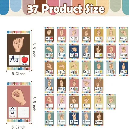 37 Sign Language Posters - Children's Sign Language Poster {3}