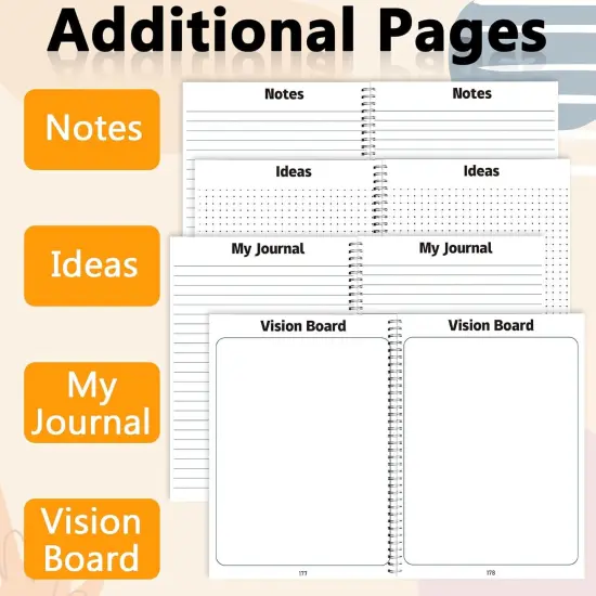 Teacher Planner Book - A4 Size (Boho) {4}