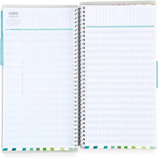 Spiral Teacher Record Book - 7" x 9" (Learn, Teach, Inspire) {2}