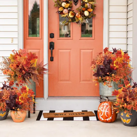 24 Bundles Artificial Fall Flowers for Decorations {3}