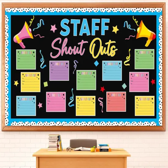 Staff Shout Outs Bulletin Board Decorations Set {1}