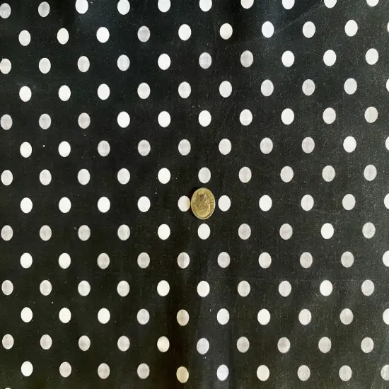 1 Yard Multi Color Small Polka Dot Poly Cotton Fabric for Crafts Bedding Sewing Masks 60" Width White-Multicolor {3}