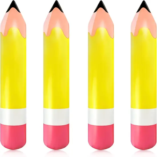 4 Pcs Large Giant Inflatable Pencil Balloon {1}