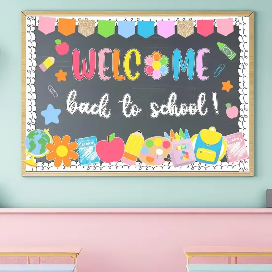 64Pcs Back to School Bulletin Board Set {4}