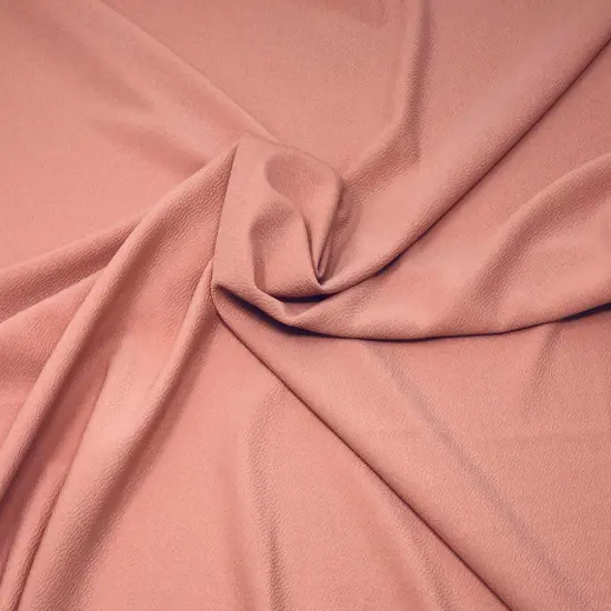 1 Yard Stretch Liverpool Solid Knit Fabric For Structured Garments Headbands Dresses 58/60" Wide Peach {1}