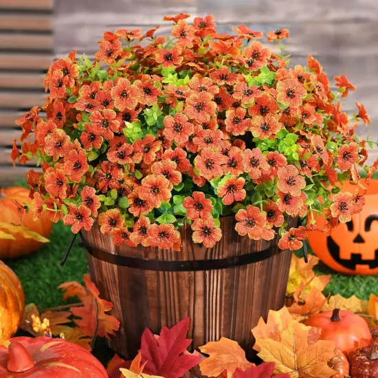 Fall Flowers UV Resistant Artificial Mums for Outdoors {1}