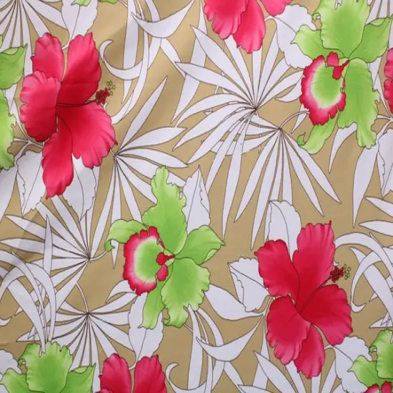1 Yard Contemporary Jungle Flower Print Stretch Fabric 4 Way Spandex for Leggings, Swimwear & Costumes 58''/60&rdquo; Wide {5}