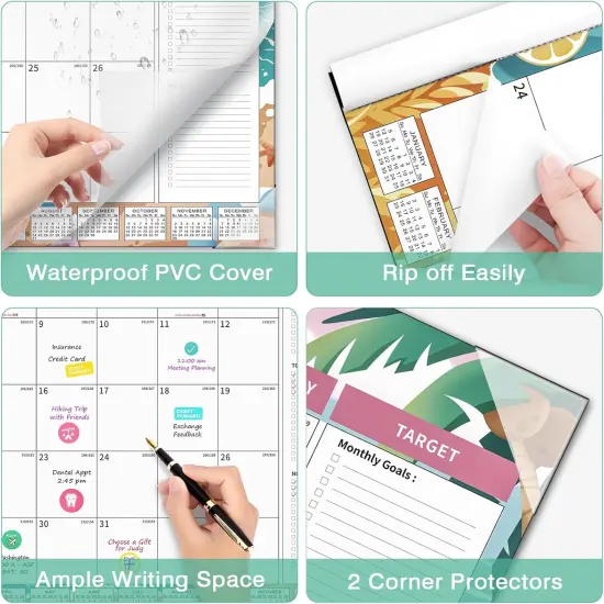 Desk Calendar 2025-2026 - 22'' x 17'' - Seasons {5}