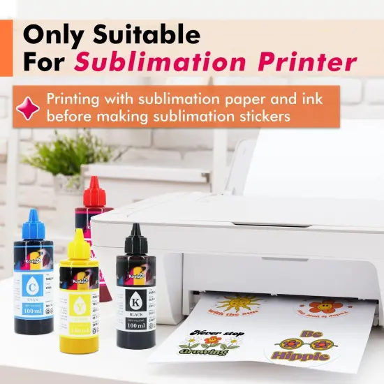 Koala Waterproof Matte White Sublimation Sticker Paper 8.5x11 {3}