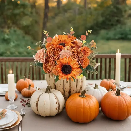 Fall Sunflowers Artificial Flowers {2}