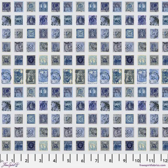 Stamps in Indigo (pwth291.indigo) | Eclectic Elements Palette in Indigo | Tim Holtz | Free Spirit {1}