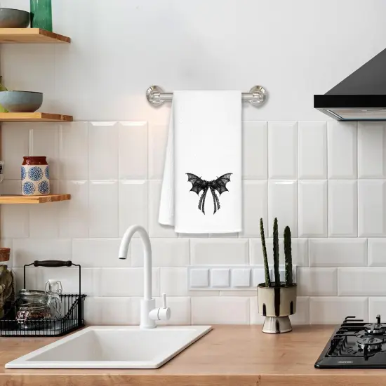 Coquette Bow Bat Kitchen Towels {5}