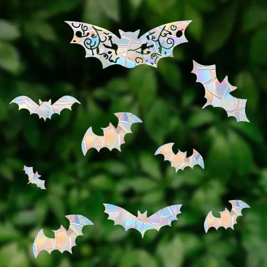 15PCS Bat Prismatic Window Clings {5}