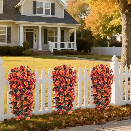 2PCS - Fall Artificial Flowers (Brown) {2}