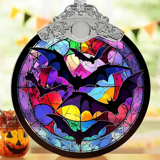 Bat Hanging Ornament - Halloween Decor {1}