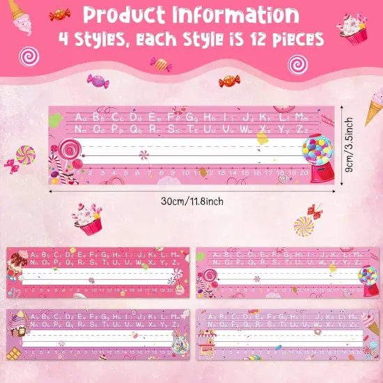 48 Pcs Name Tags Labels for Classroom {2}