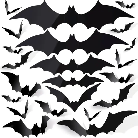 140PCS Bats Halloween Decoration {1}