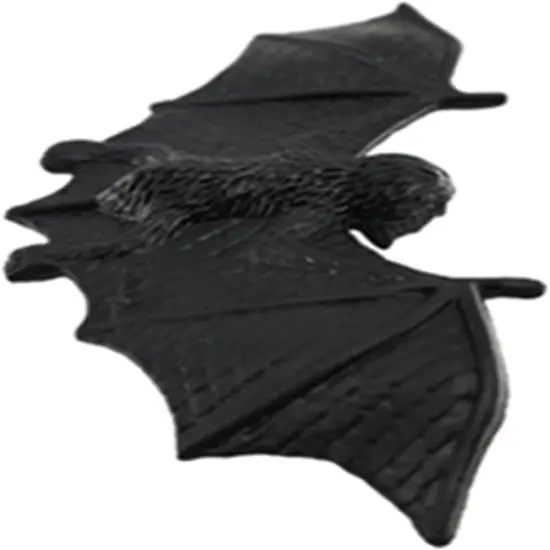 10 Pieces Fake Bats Wall Decor - Black {4}