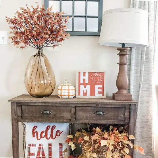 Babys Breath Artificial Flowers Fall Faux Gypsophila Bouquet {4}