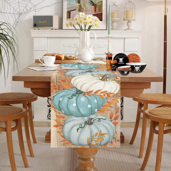 Fall Table Runner,2024 Table Runner 13"x72", Thanksgiving Table Runner {3}
