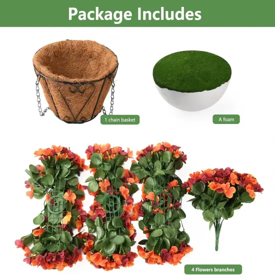 Artificial Fake Hanging Plants Flowers {5}