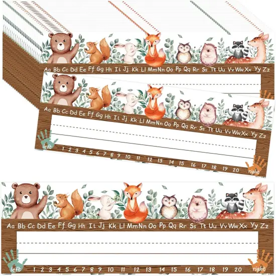 50PCS Woodland Friends Nameplate {1}