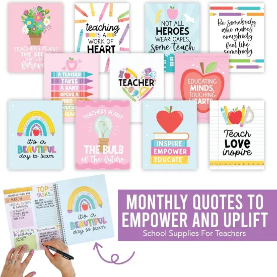 Teacher Planner 2025-2026 with Stickers {5}