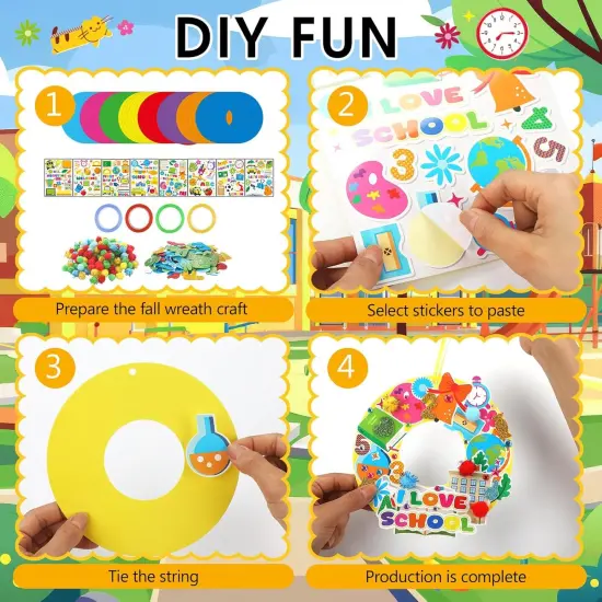 48 Sets Back to School Craft Kits for Kids {3}