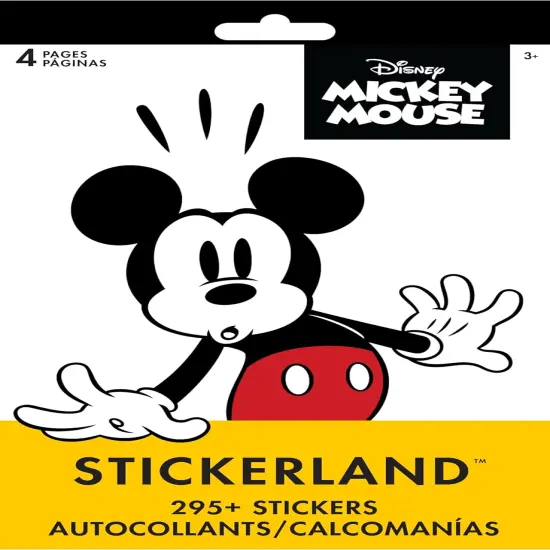 Mickey and Friends - Positively Pop - STICKERLAND 4 Page PAD Stickerland Pad - 4 Pages {1}