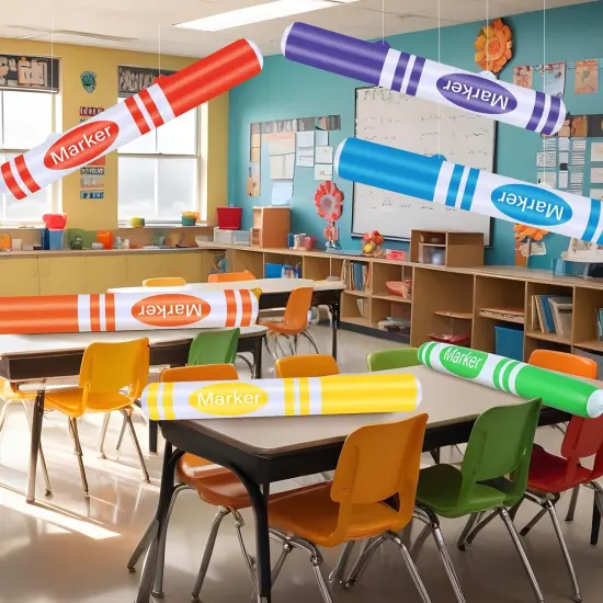 12 Pcs Giant Inflatable Marker Back to School {4}