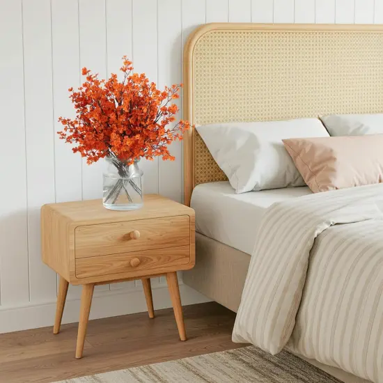 8Pcs Babys Breath Artificial Fake Fall Flowers {4}