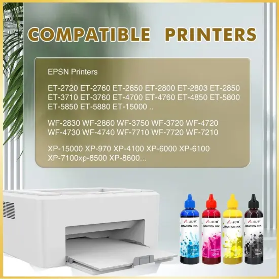 A-SUB Sublimation Paper & Ink Bundle - For Inkjet ET-2803 ET-2720 {3}